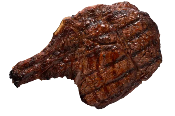 Carnivore Ribeye Steak done medium rare.