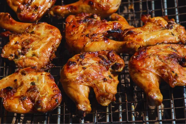 carnivore chicken on the grill