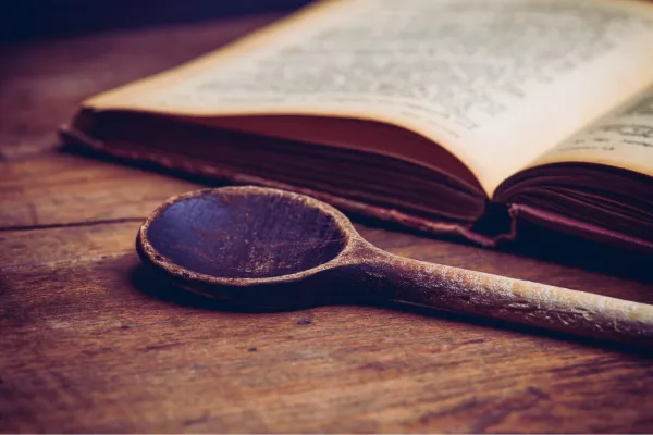 meat on grill with thermometer