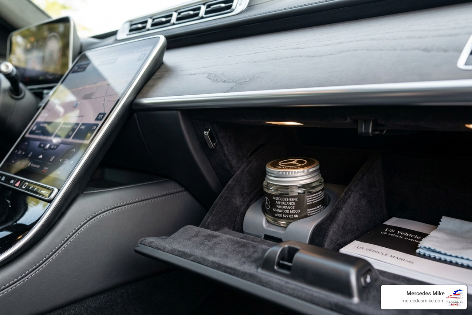 mercedes benz air balance refill glove box fragrance flacon - mercedes benz air balance refill