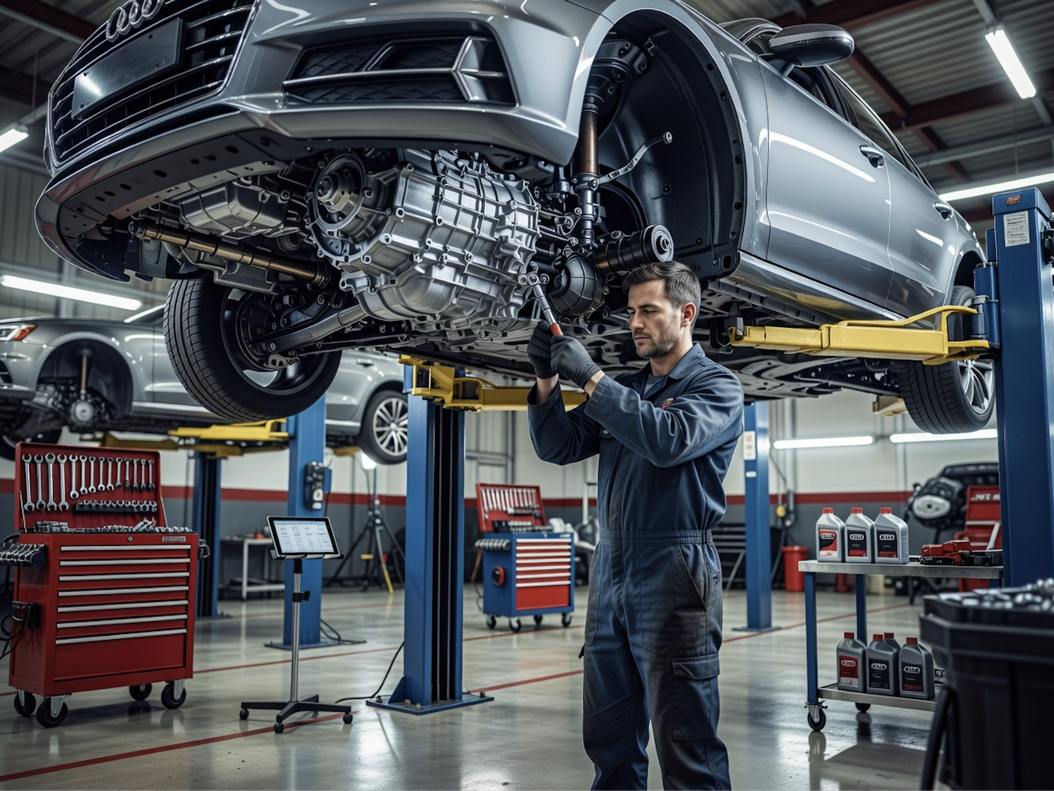 Audi gearbox service header image