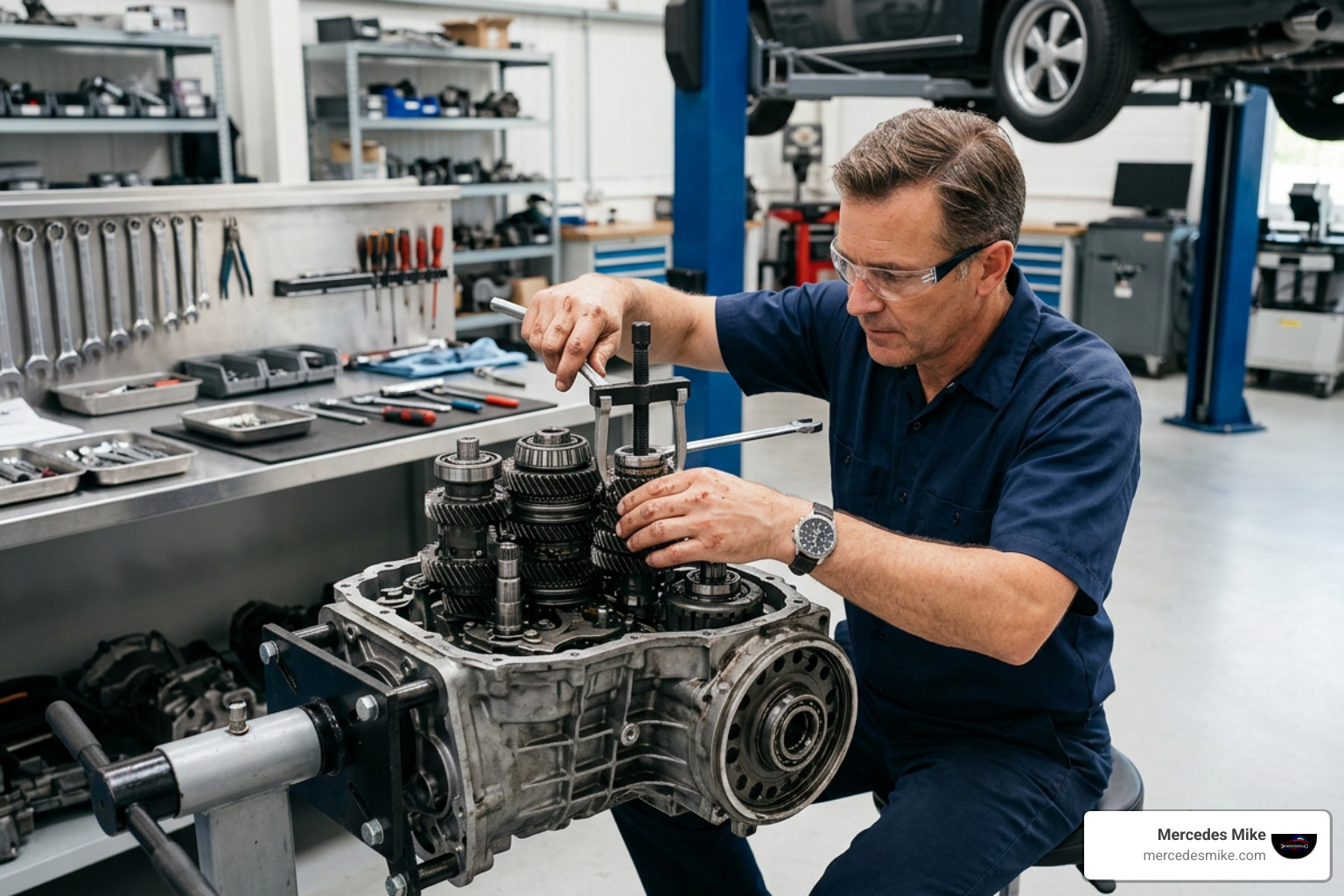 Porsche gear repair diagnostic inspection