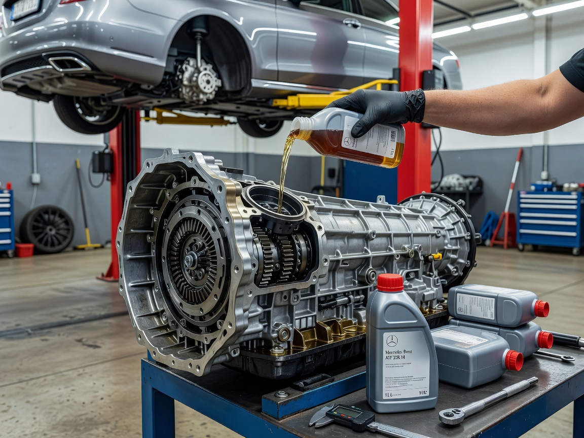 Mercedes transmission fluid header image