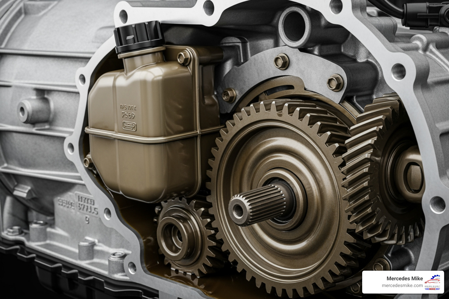 Mercedes gearbox oil transmission assembly