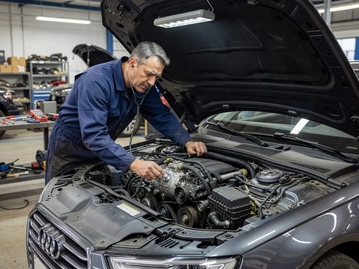 Troubleshooting Audi AC Compressor Noise and Cabin Vibration