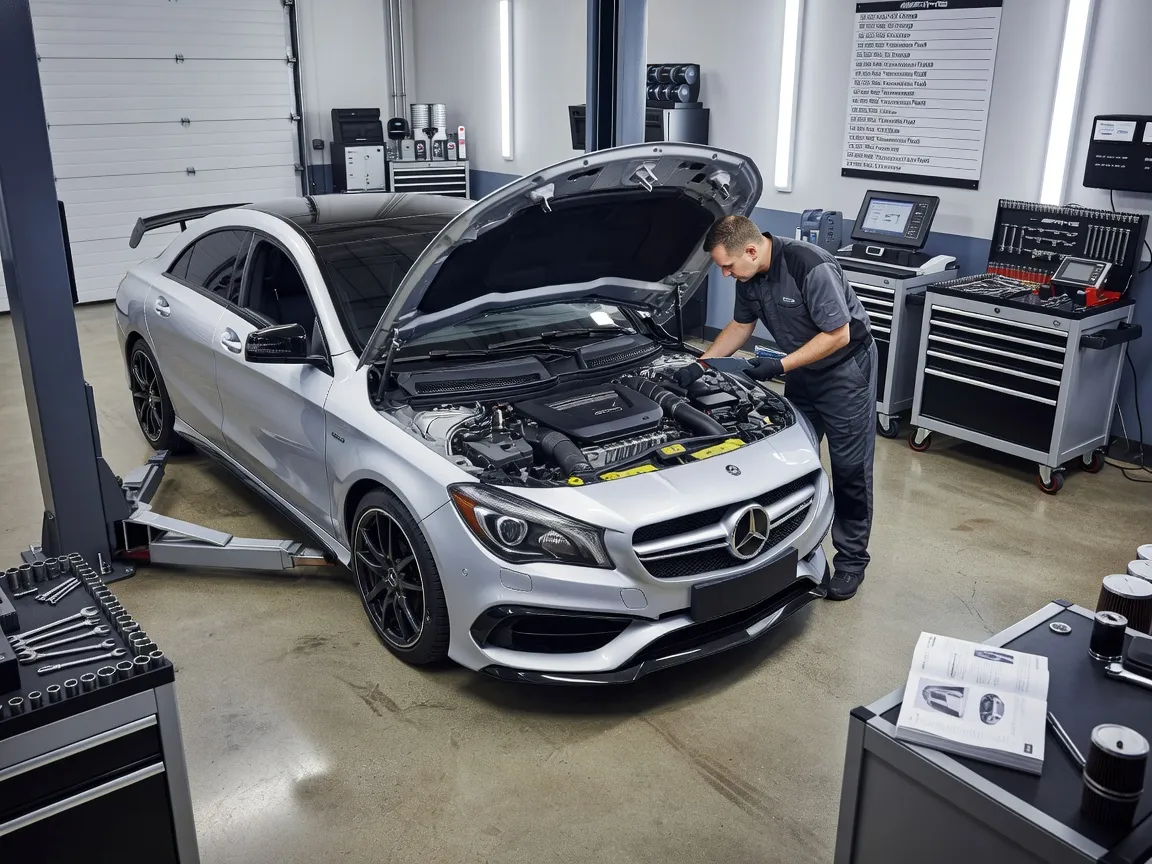 What to Expect from Your CLA45 Service Schedule Across 150,000 Miles
