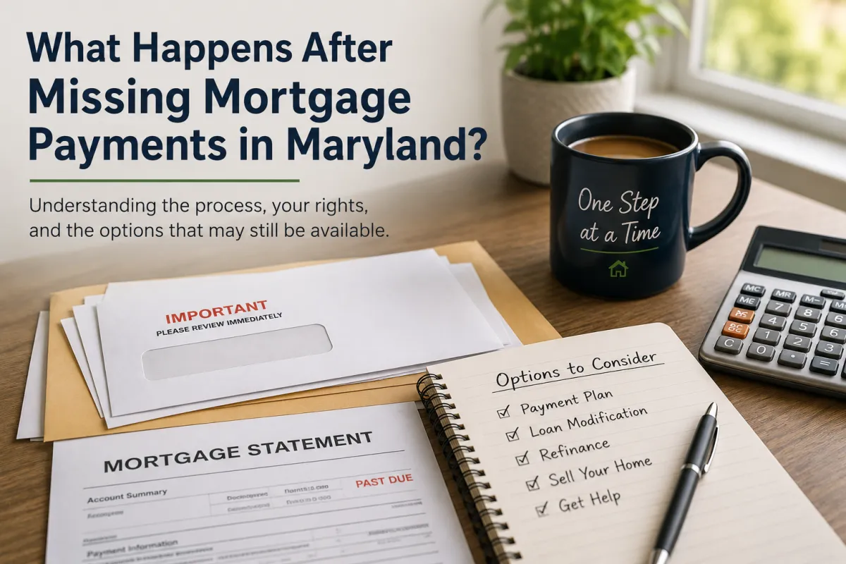 What Happens After Missing Mortgage Payments in Maryland?