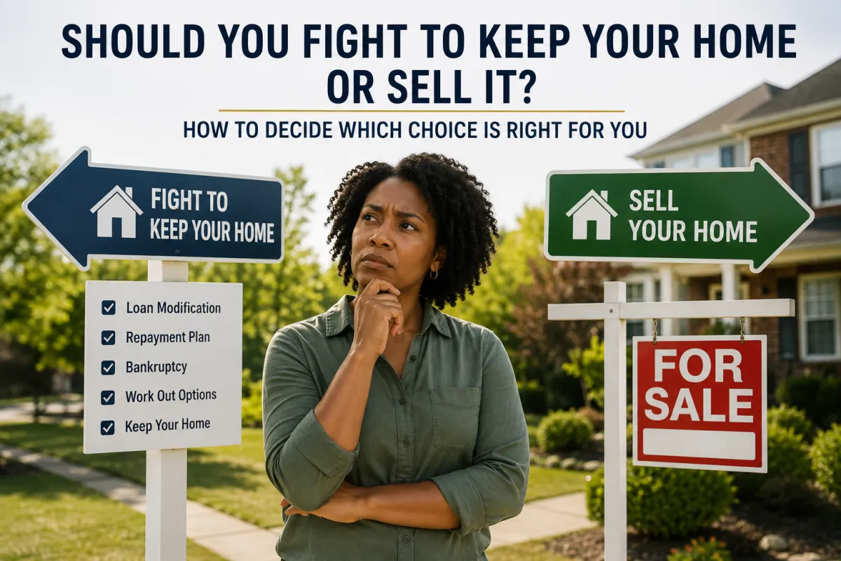 Should You Fight to Keep Your Home or Sell It? How to Decide Which Choice Is Right for You