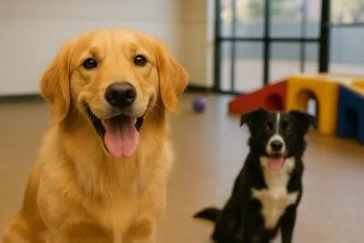 a small white dog laying on top of a blanket