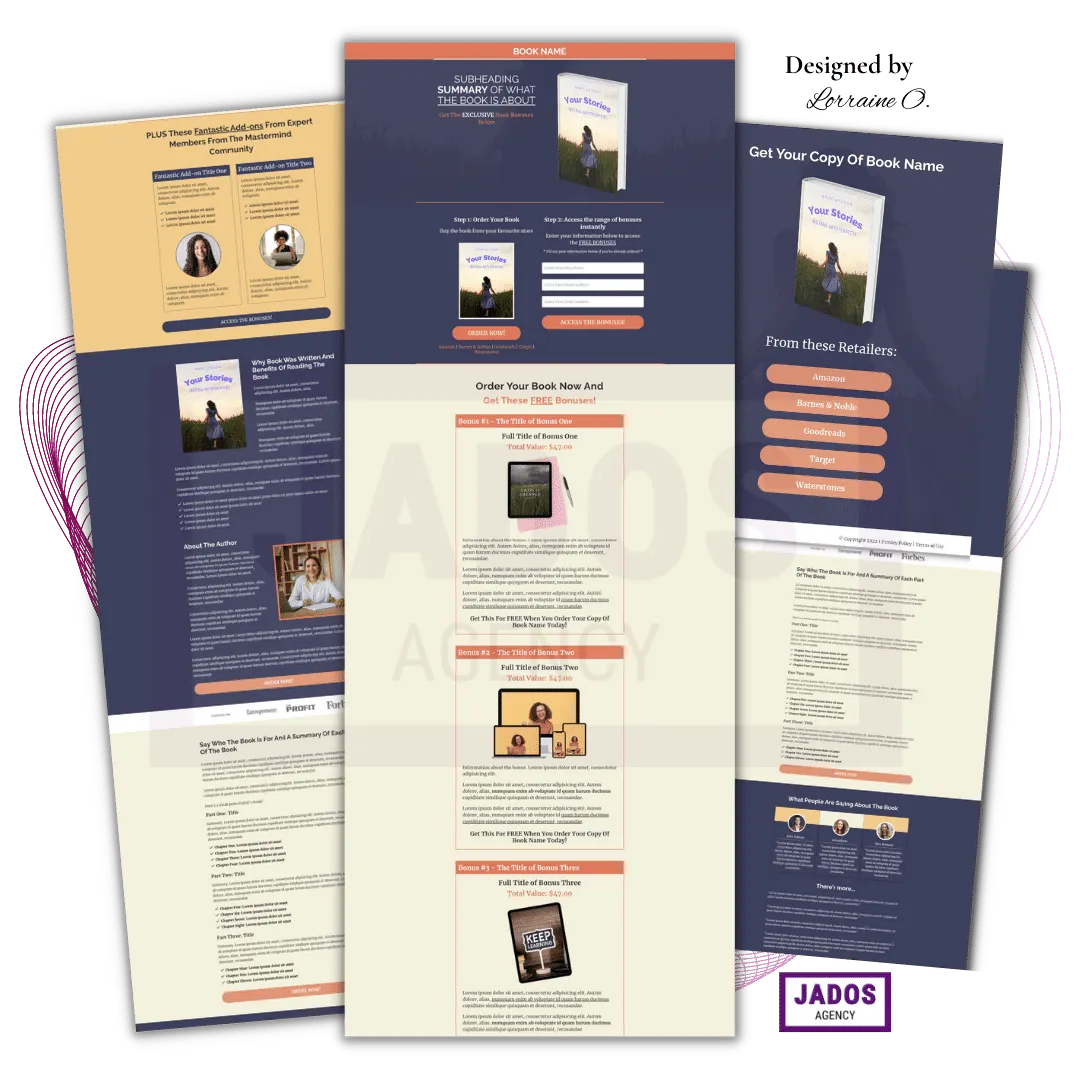 Book Launch Funnel Template