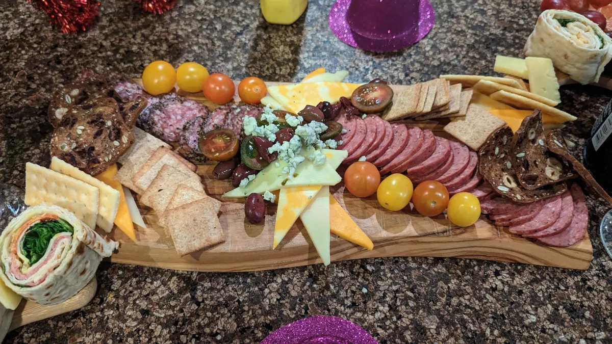 customized charcuterie board