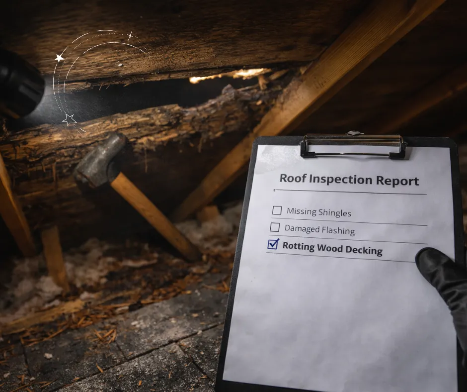 roof damage inspection in tumwater