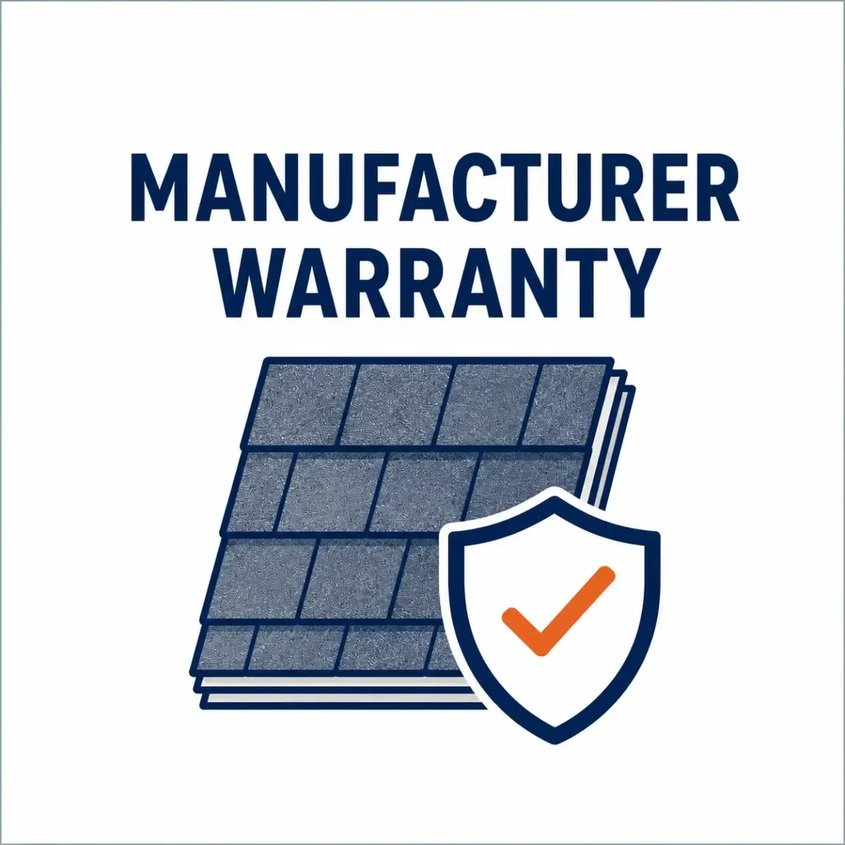 Icon representing manufacturer roofing warranty coverage from United Roofing Solutions in Olympia, WA