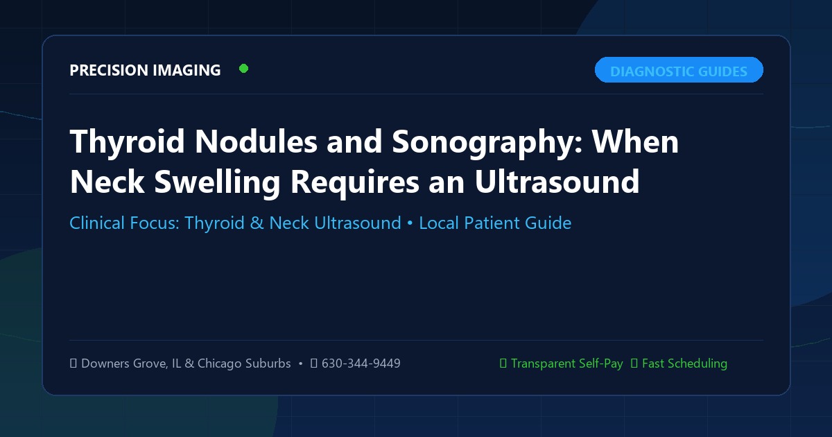 Thyroid Nodules and Sonography: When Neck Swelling Requires an Ultrasound