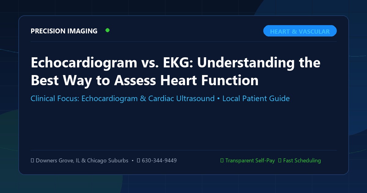 Echocardiogram vs. EKG: Understanding the Best Way to Assess Heart Function