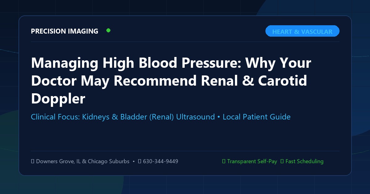 Managing High Blood Pressure: Why Your Doctor May Recommend Renal & Carotid Doppler