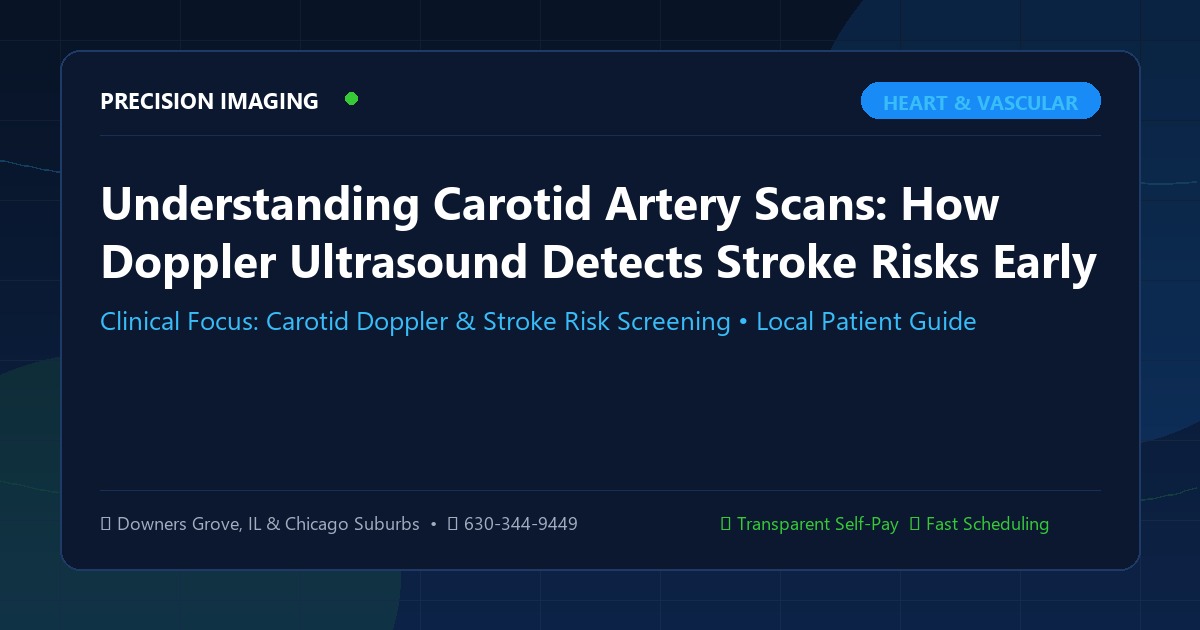 Understanding Carotid Artery Scans: How Doppler Ultrasound Detects Stroke Risks Early