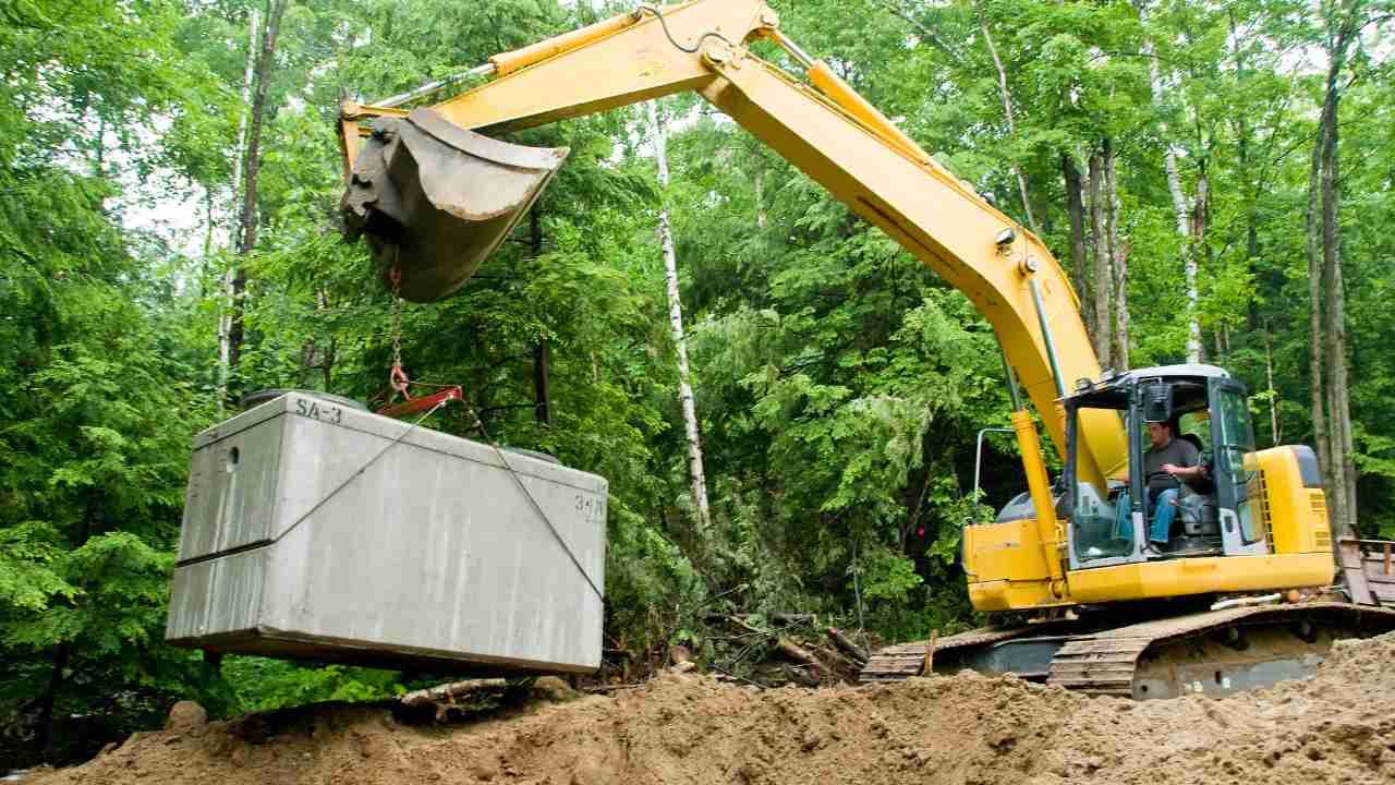septic system excavation