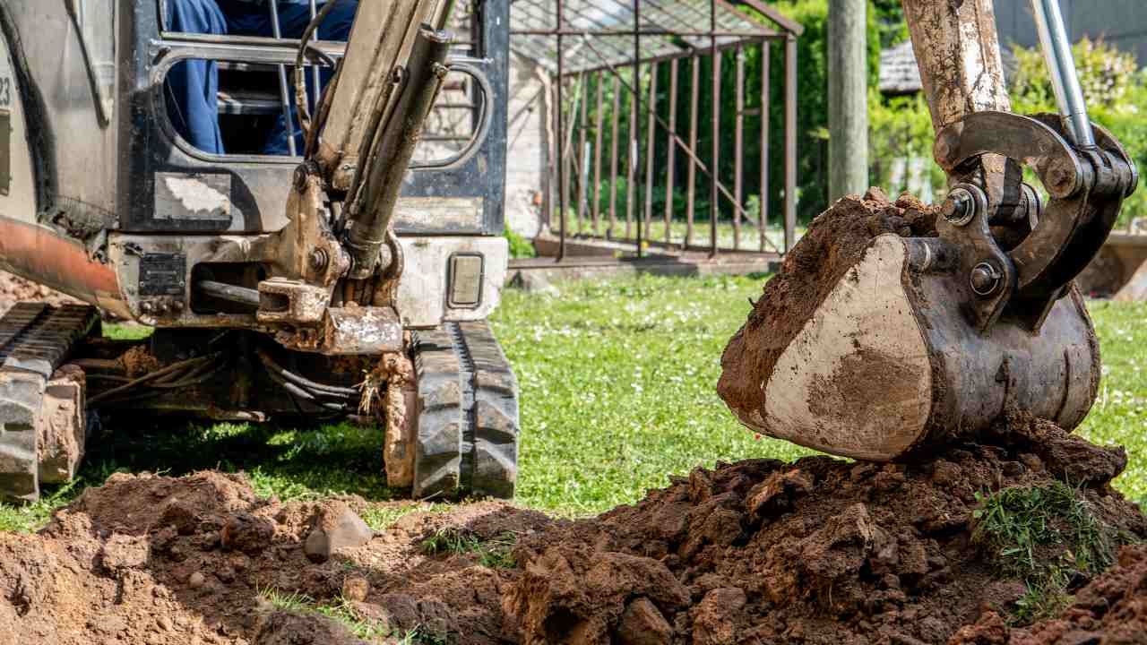 excavation for landscaping