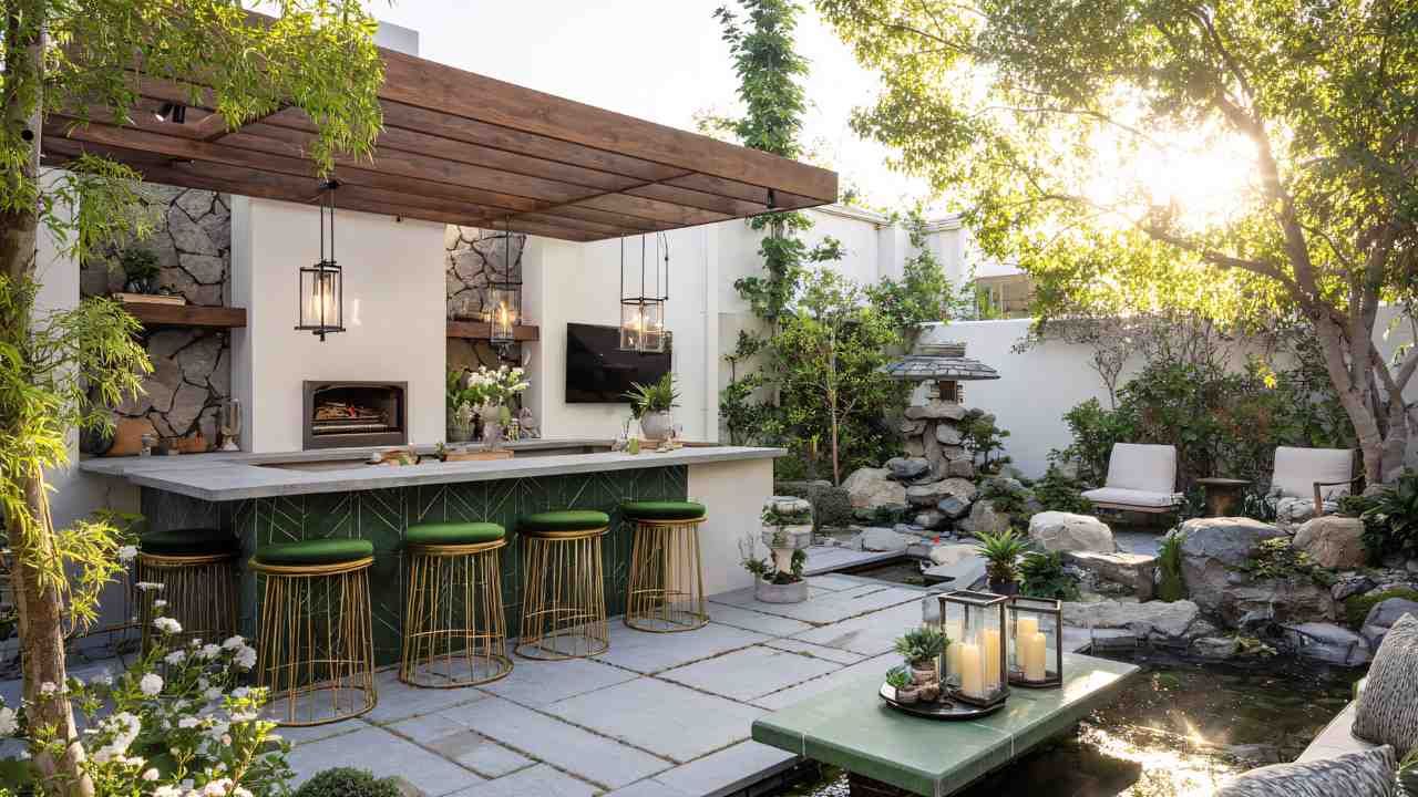 blending hardscapes with nature