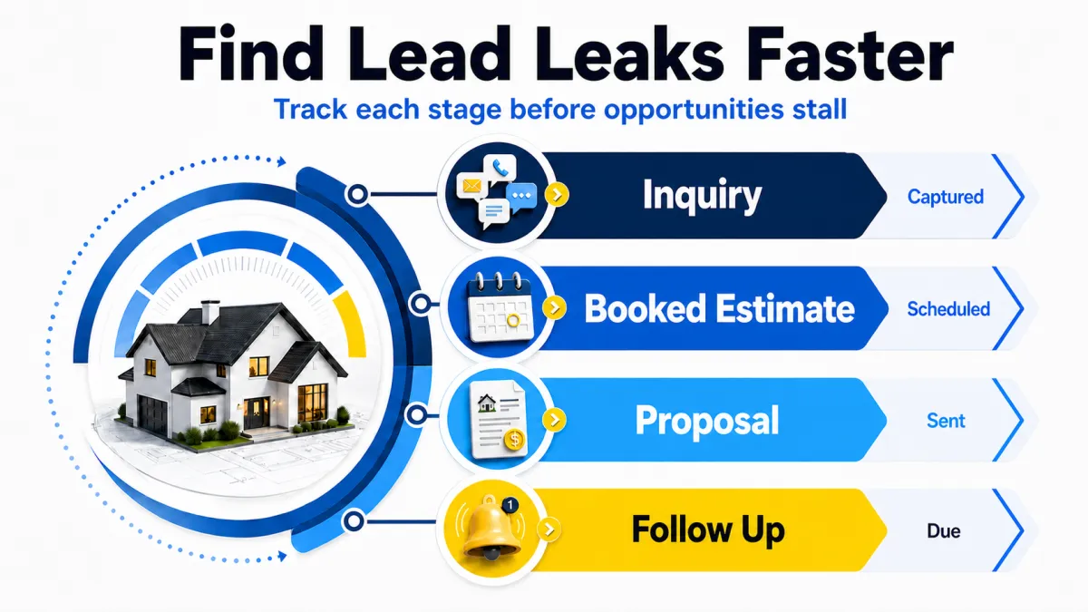 Home Service Contractor CRM Pipeline for Remodeling Leads
