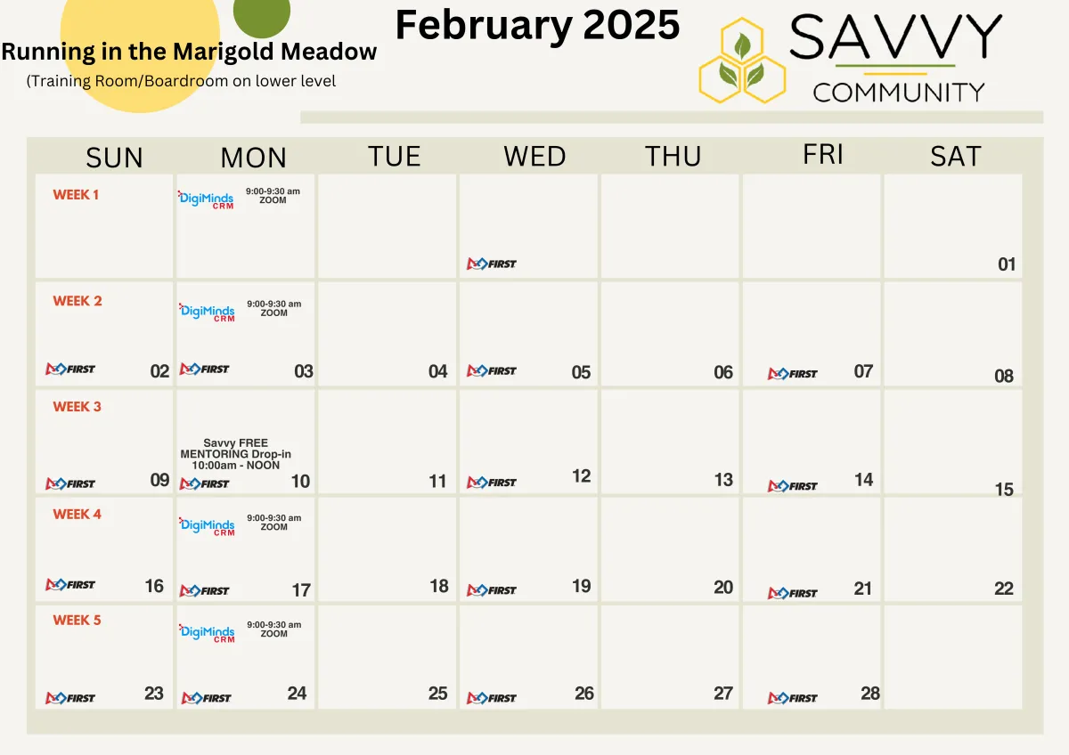 savvy event calendar