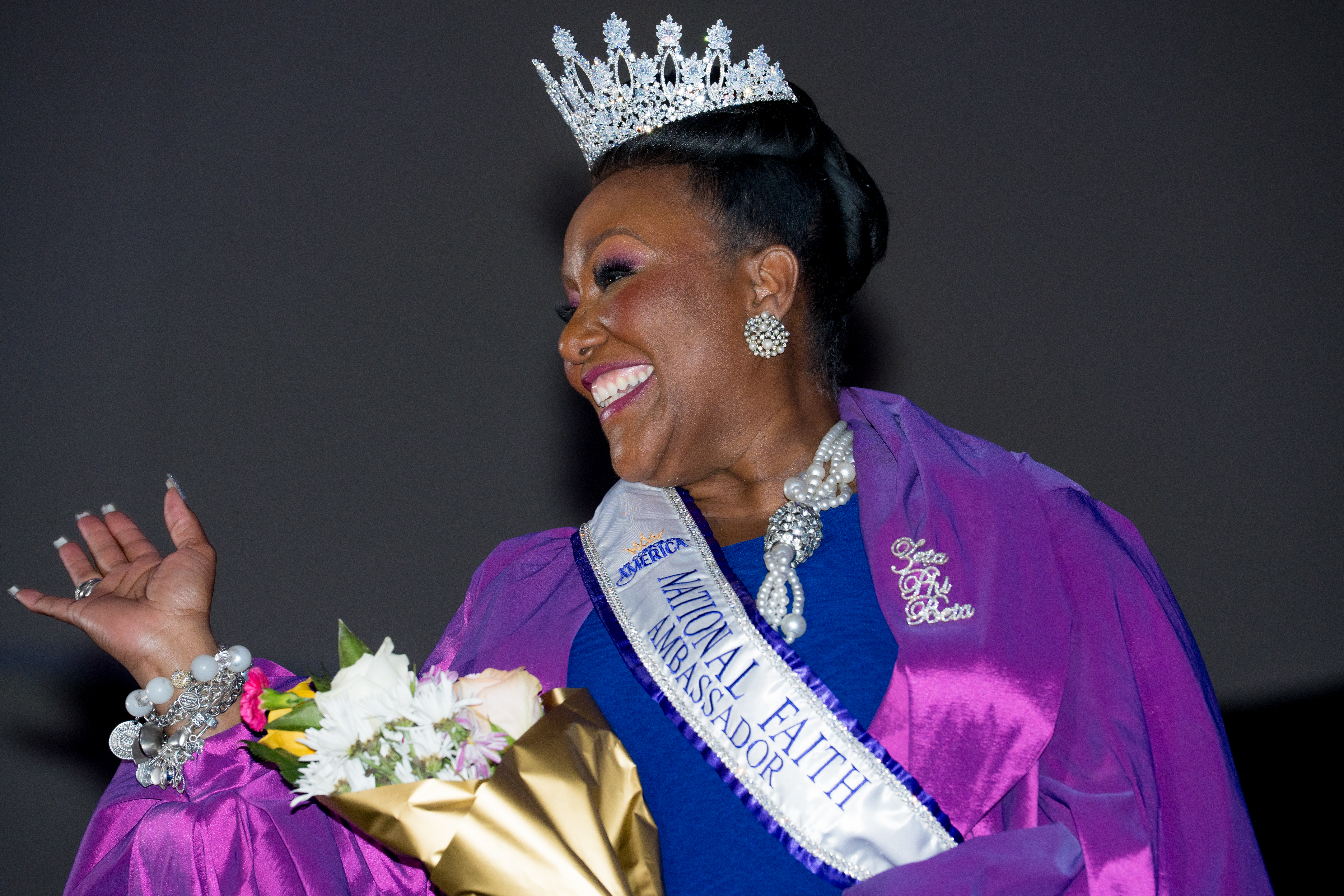 Ms. Corporate America titleholders at a national event