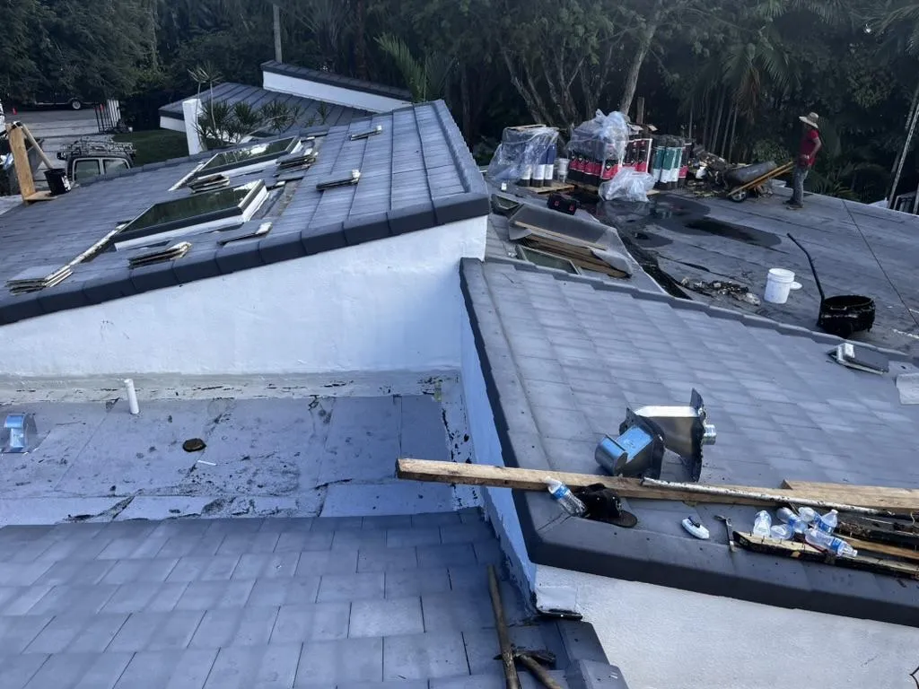 Residential roofing project done by Galaxy Roofing in Charlotte NC