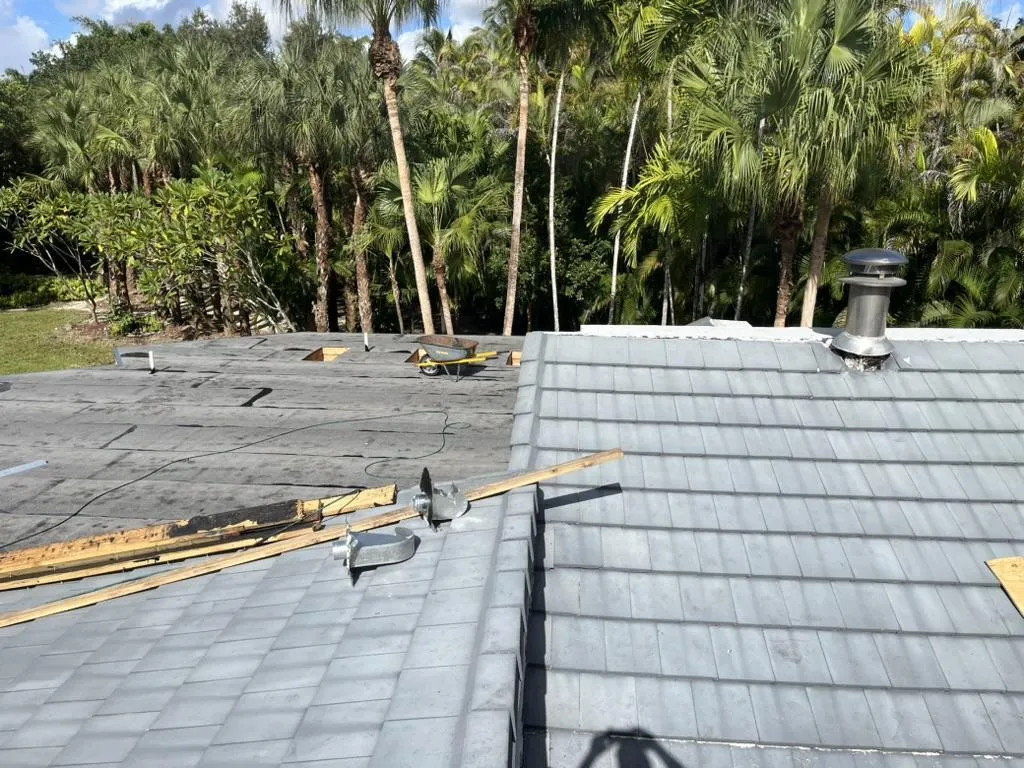 Residential roofing project done by Galaxy Roofing in Charlotte NC