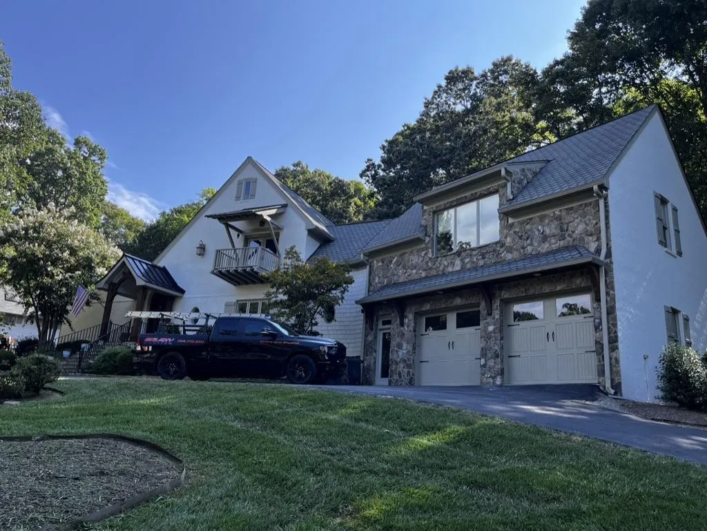 Residential roofing project done by Galaxy Roofing in Charlotte NC