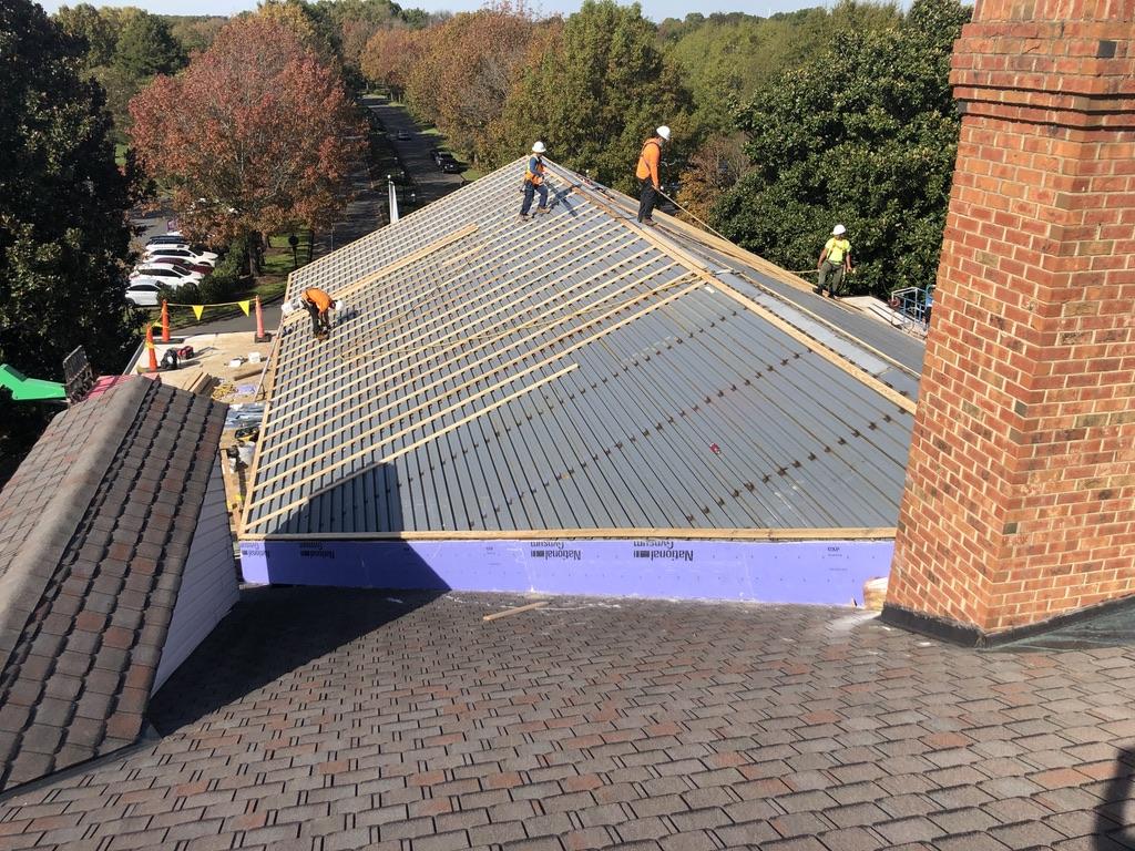 Residential roof replacement completed by Galaxy Roofing in Charlotte NC