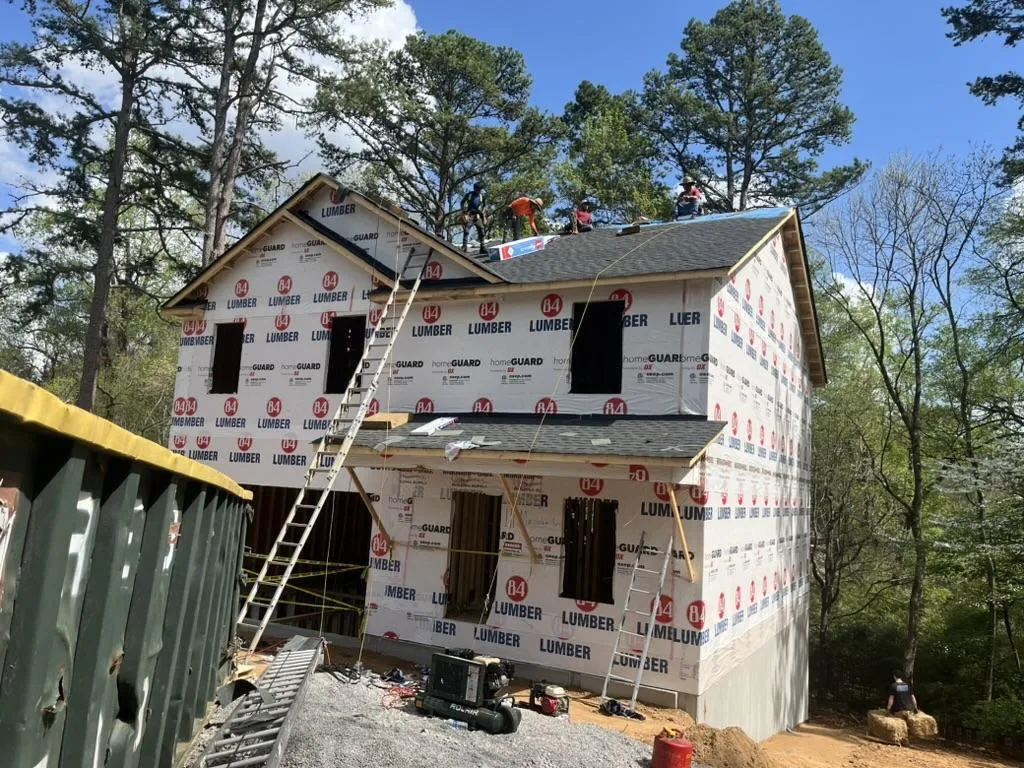 Residential roofing project done by Galaxy Roofing in Charlotte NC