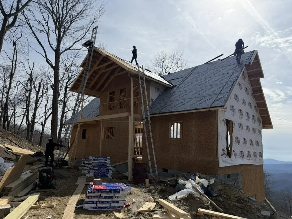 Residential roofing project done by Galaxy Roofing in Charlotte NC