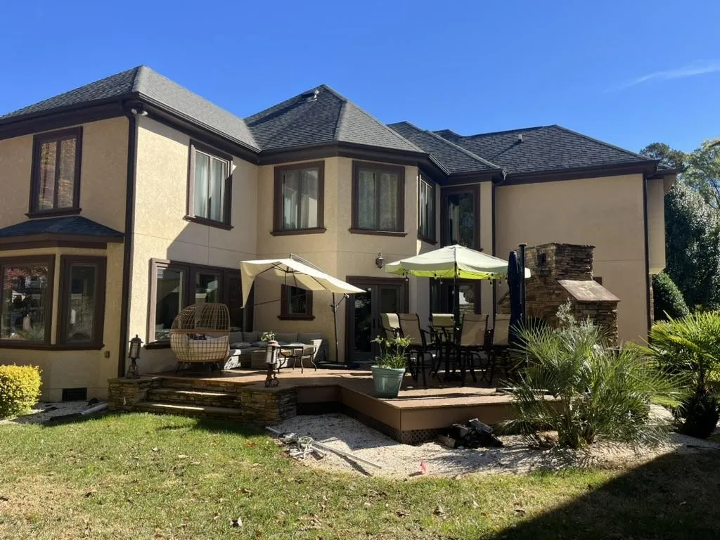Residential roofing project done by Galaxy Roofing in Charlotte NC