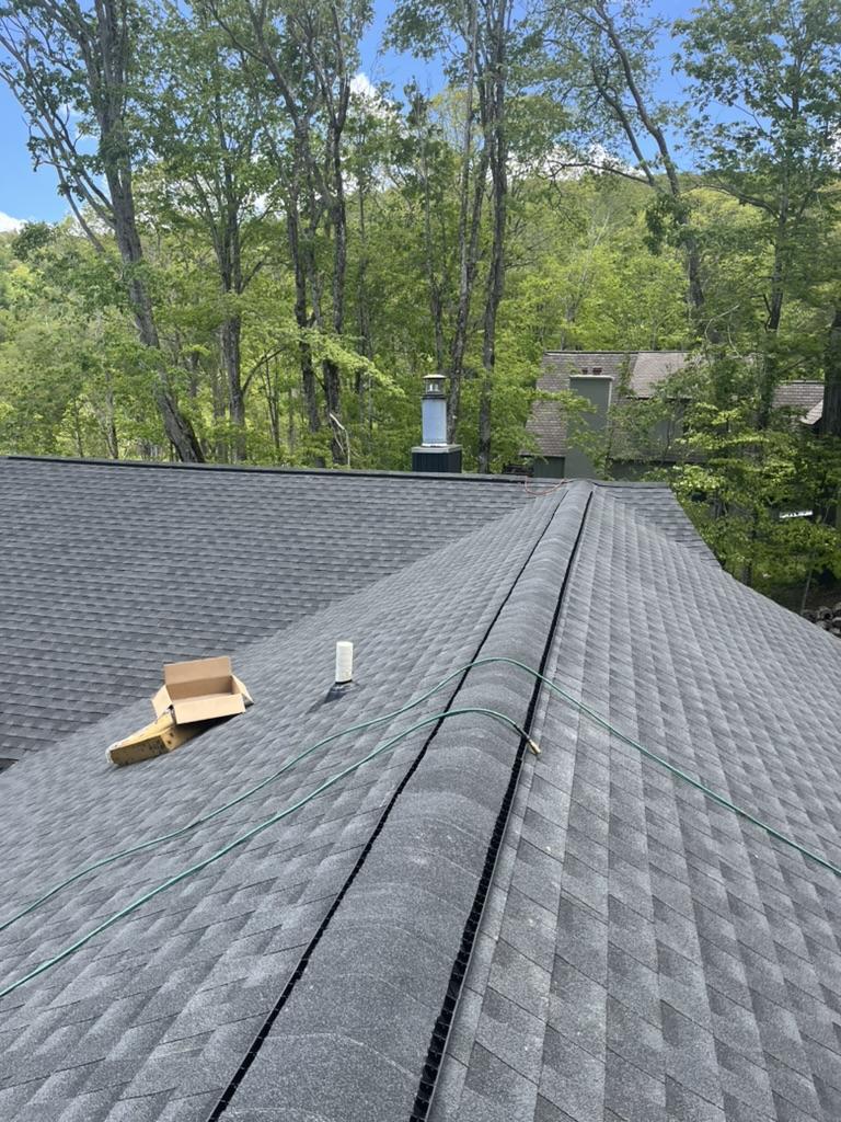 Residential roofing project done by Galaxy Roofing in Charlotte NC