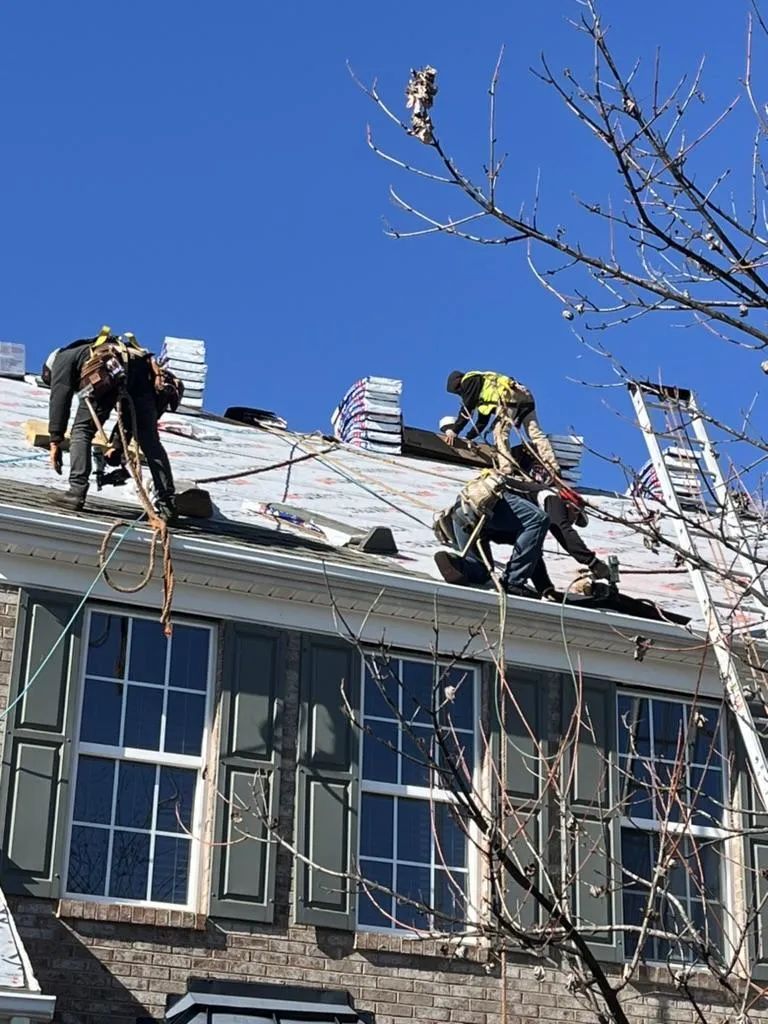 Residential roofing project done by Galaxy Roofing in Charlotte NC
