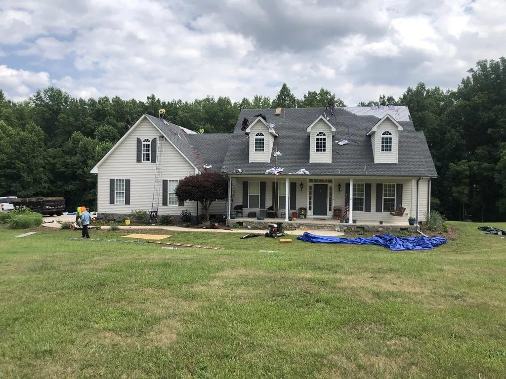 Completed roofing project by Galaxy Roofing in Charlotte NC
