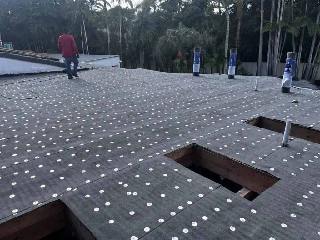 Commenrcial roofing project done by Galaxy Roofing in Charlotte NC