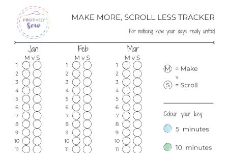 Child watching sewing video from the master your hand sewing stitches library on iPad and practicing hand sewing