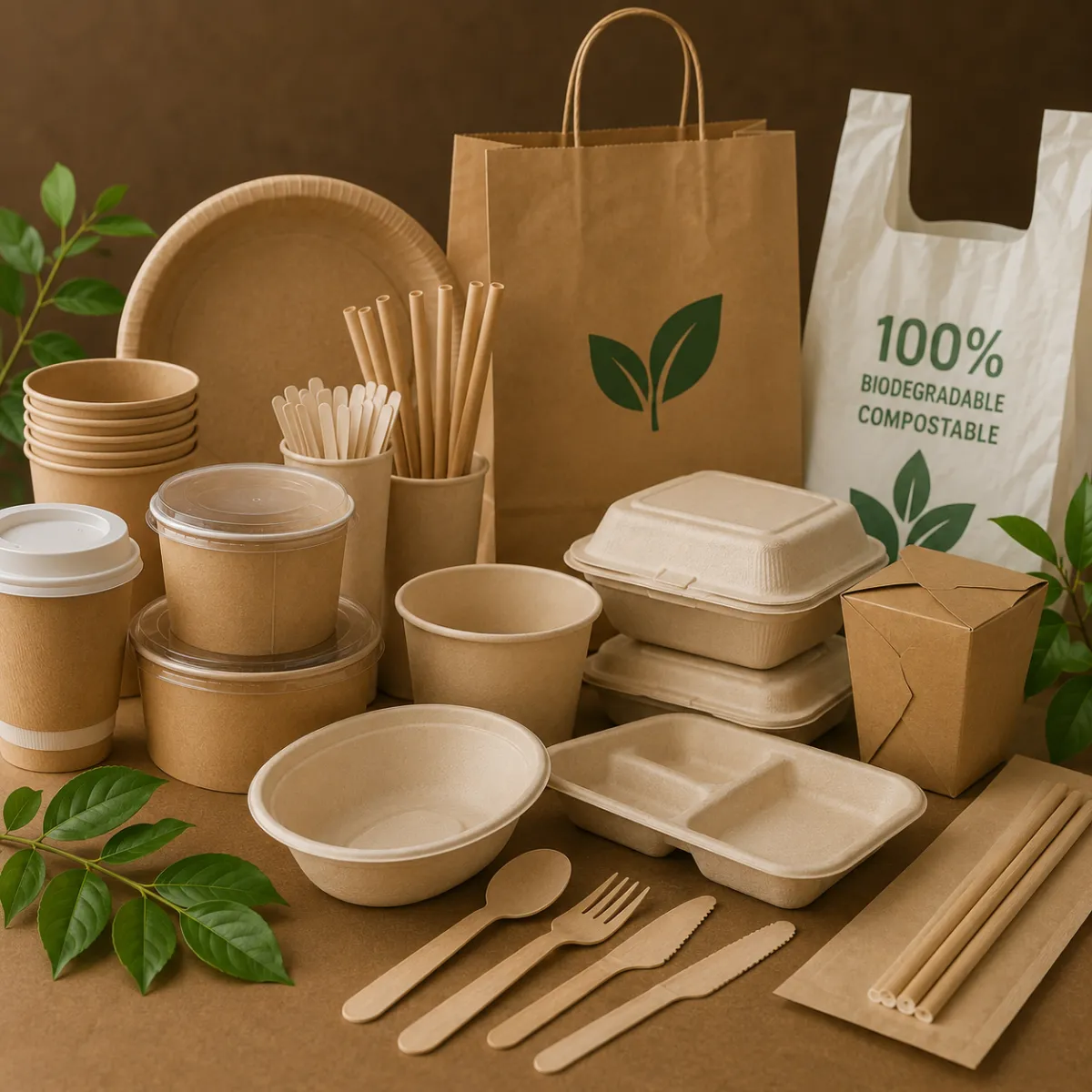 Catálogo de productos biodegradables y empaques ecológicos para negocios en Morelia.