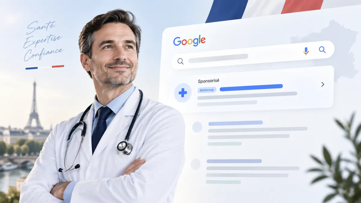 Google Ads pour les médecins en France en 2026 : ce que dit vraiment le Code de déontologie