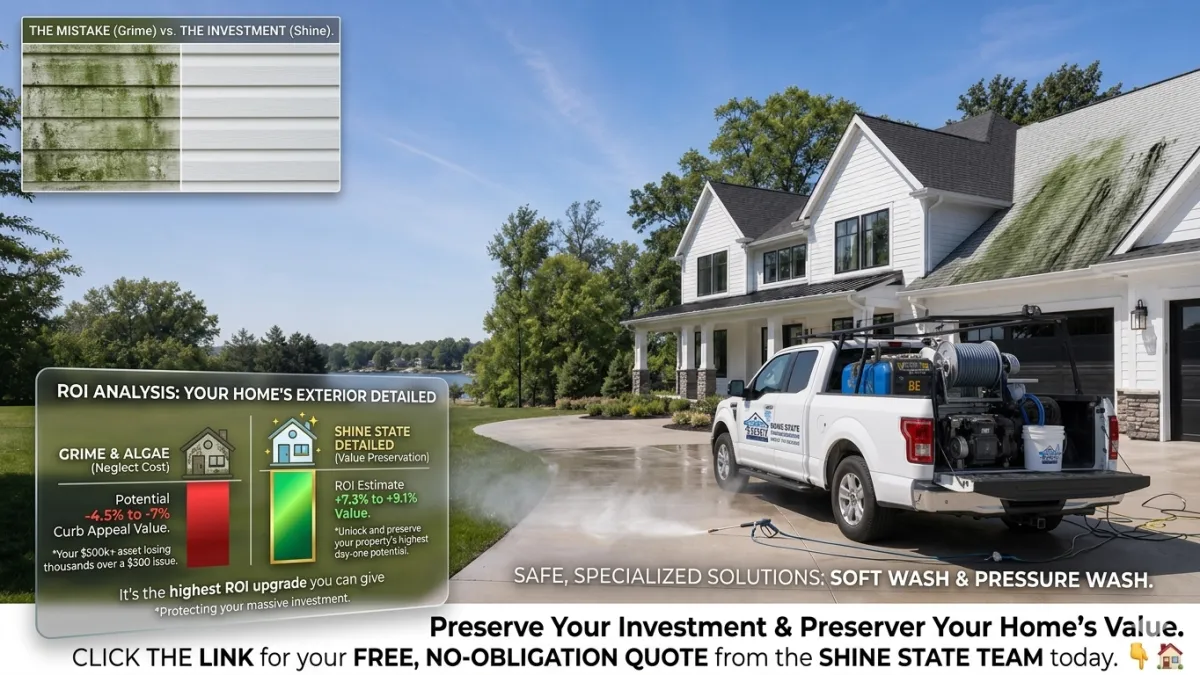 Pressure Washing in Clarkston, MI | Shine State Exterior Cleaning