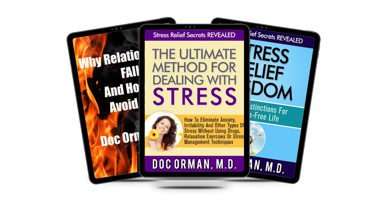 3 books of Dr. Mort Orman M.D.