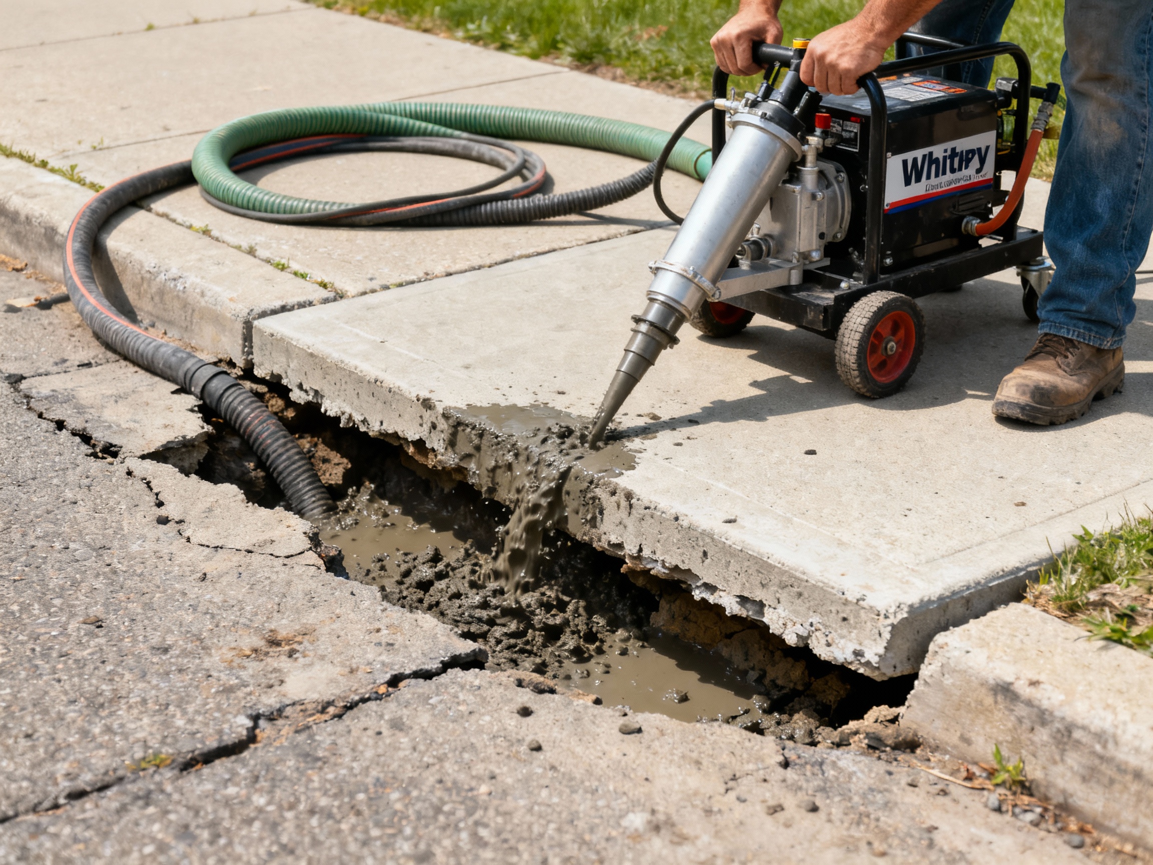 Concrete Leveling and Mudjacking in Whitby