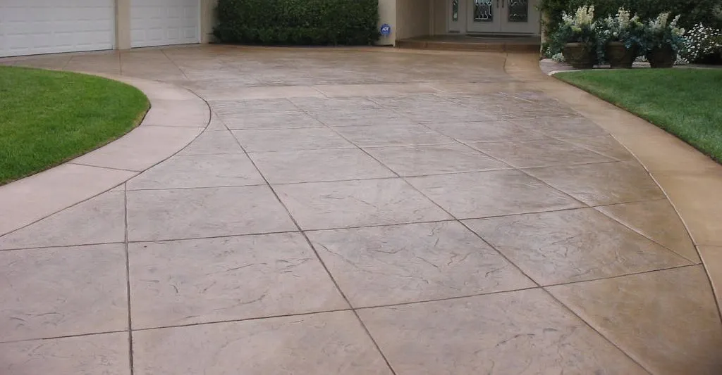 Beautiful Concrete Driveway