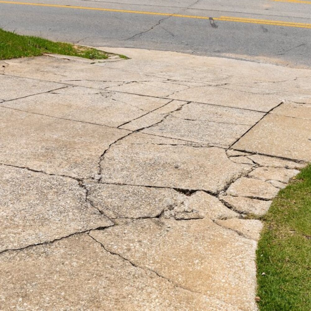 Concrete Driveway Crack Repair in Whitby