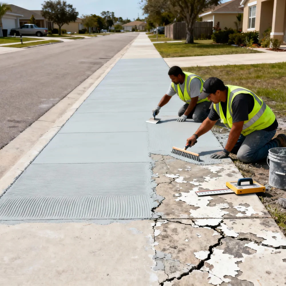 Sidewalk Concrete Repair Whitby