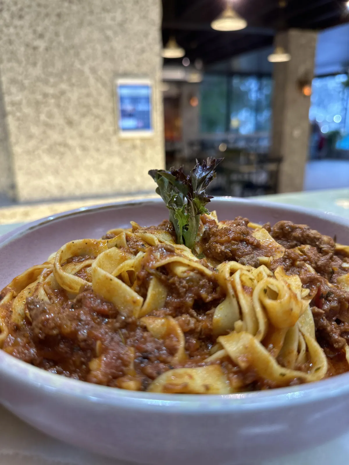 Bolognese fettuccine 