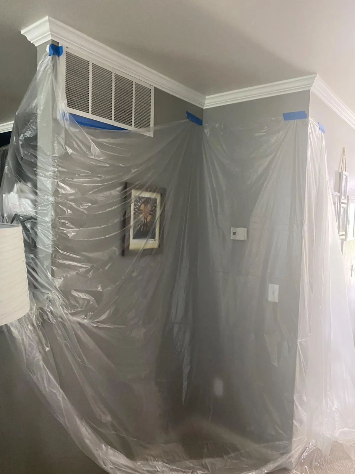 Basement Ceiling Painting in 