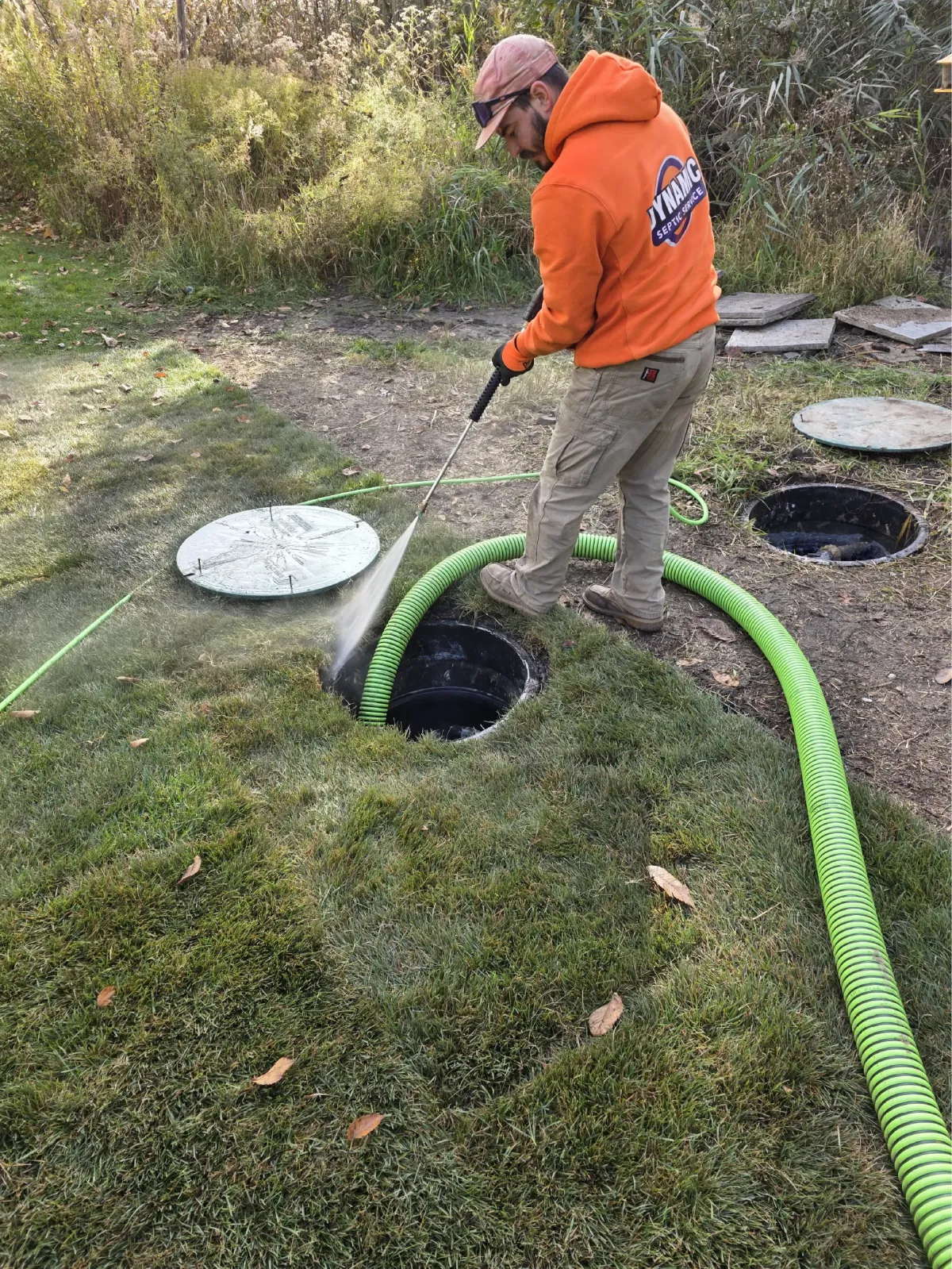 Dynamic septic tank pumping